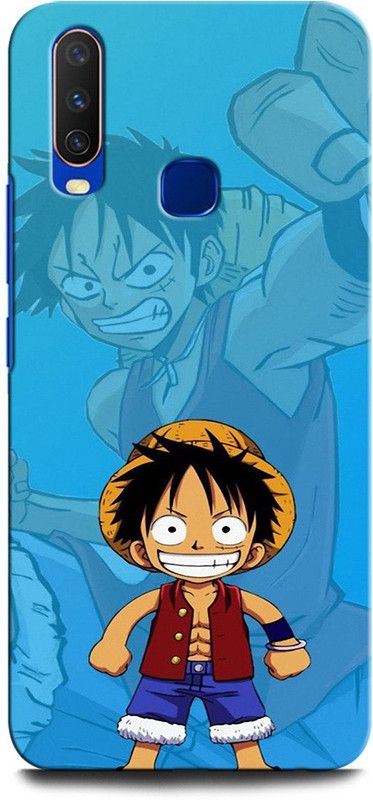 GRAFIQE Back Cover for Vivo Y17 1902 LUFFY, MONKEY D LUFFY, ANIME, LUPI, MONKEY, STRAW HAT, CAPITAN  (Multicolor, Shock Proof, Pack of: 1)