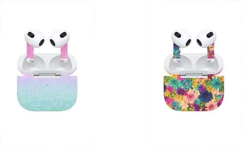 SAIF Apple Airpods 3 Mobile Skin  (Multicolor)