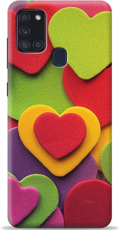 Loffar Back Cover for Samsung Galaxy A21s  (Multicolor, Shock Proof, Pack of: 1)