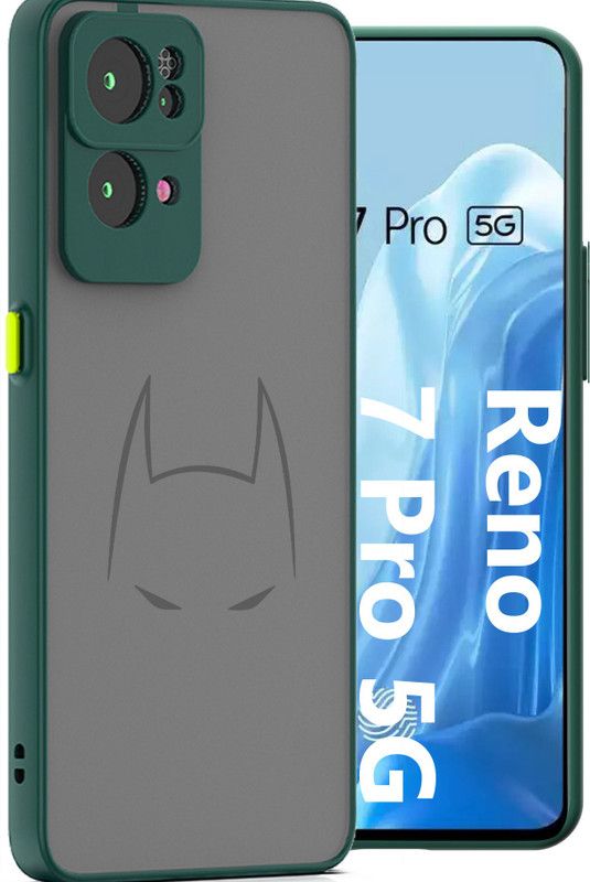 Lilliput Back Cover for RENO 7 PRO 5G  (Green)
