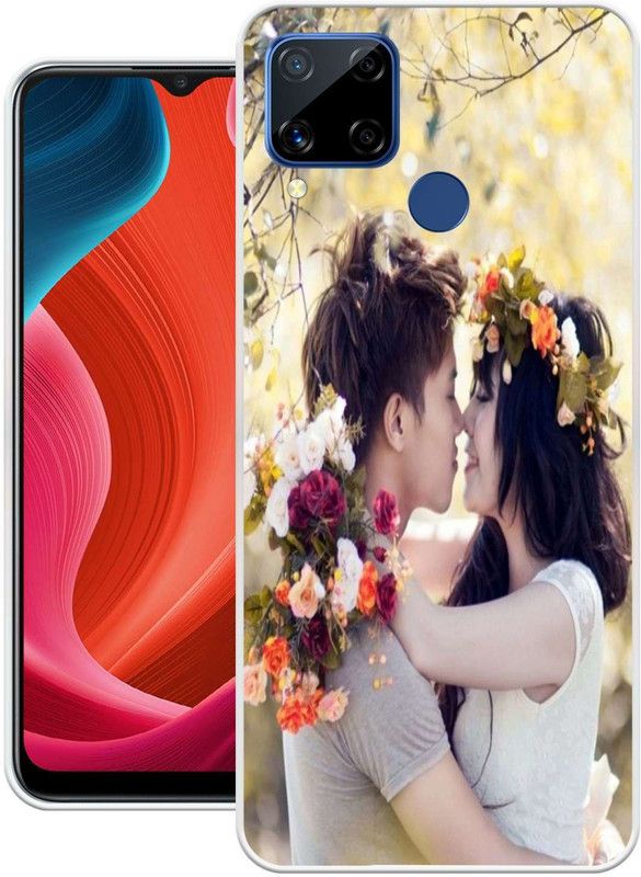 CLAXMI Back Cover for Realme C15  (Multicolor, Grip Case, Silicon, Pack of: 1)