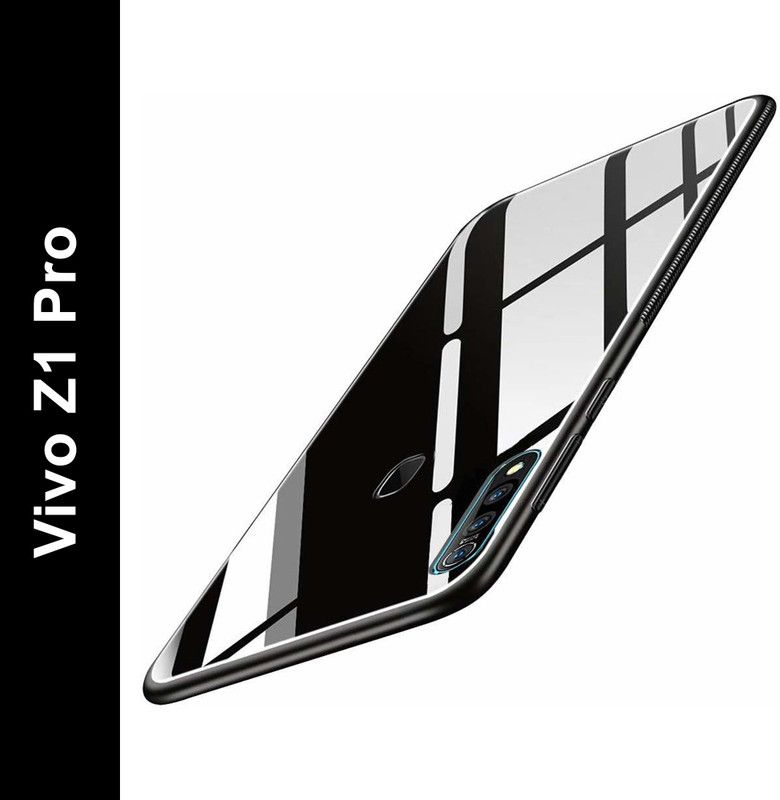 mCase Back Cover for Vivo Z1 Pro  (Black, Flexible, Pack of: 1)