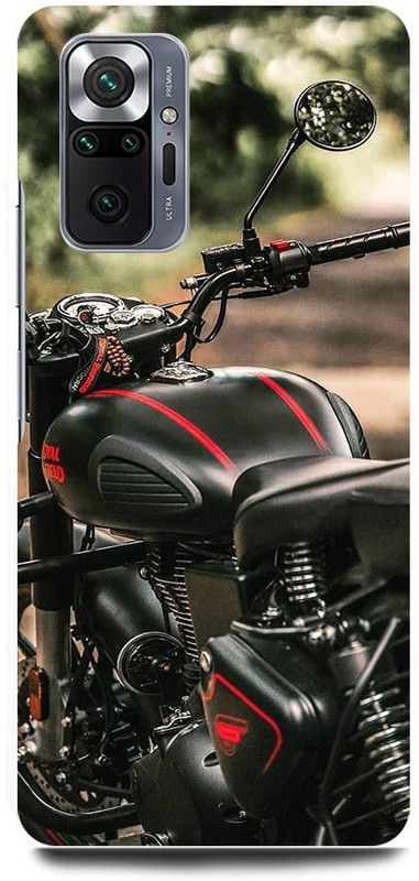 FRONK Back Cover for REDMI Note 10 Pro, ROYAL, ENFIELD, BULLET, CLASSIC, BIKE, LOVER, RACER  (Grey, Hard Case, Pack of: 1)