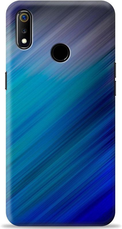 Crafter Back Cover for Realme 3  (Blue, Shock Proof, Pack of: 1)