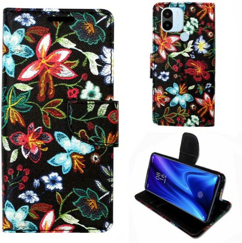 Realgo Flip Cover for Redmi A1 Plus  (Black, Pack of: 1)