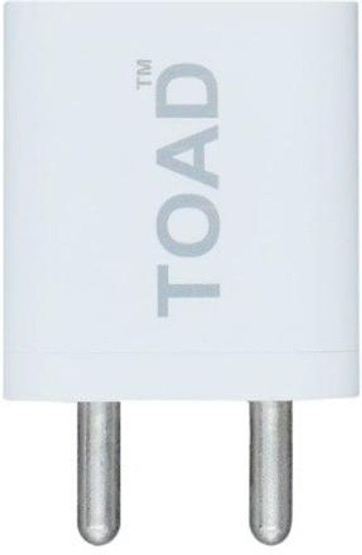 TOAD NA 2.8 A Multiport Mobile CH03 Charger with Detachable Cable  (White)