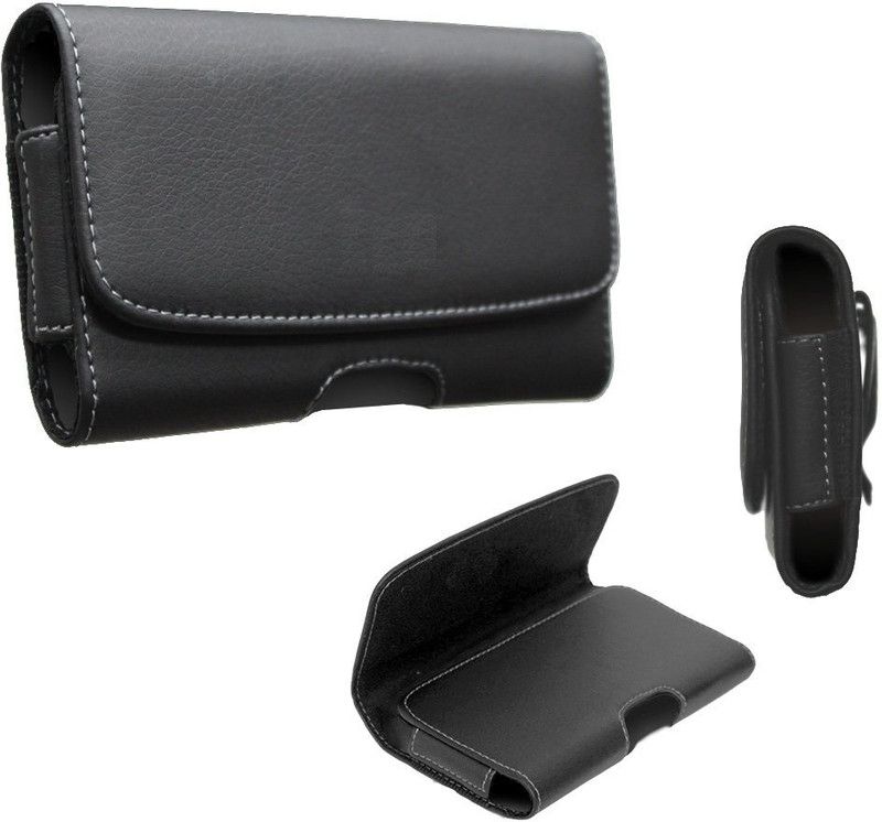 realtech Pouch for Samsung Galaxy S6 Edge Plus  (Black, Dual Protection, Pack of: 1)