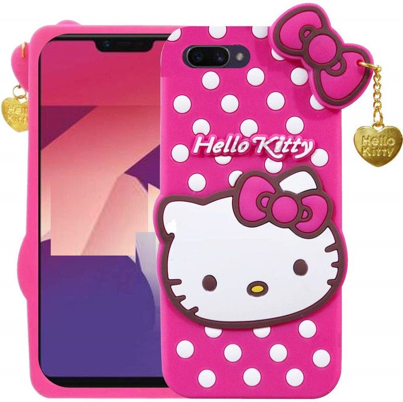 COVERBLACK Back Cover for Oppo A3s  (Pink, Shock Proof, Pack of: 1)