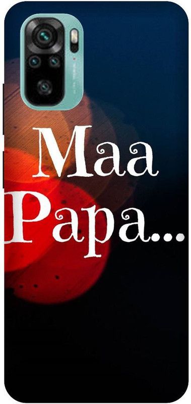 UMPRINT Back Cover for Redmi Note10/M2101K7AI Mom Dad Motivational Printed Back Cover  (Multicolor, Hard Case, Pack of: 1)
