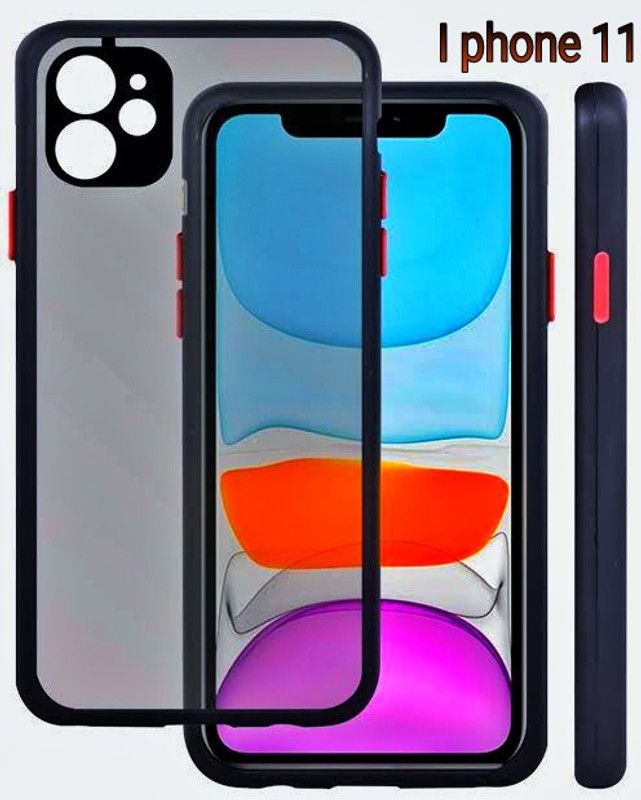 Jil Back Cover for I PHONE 11  (Blue, Shock Proof)