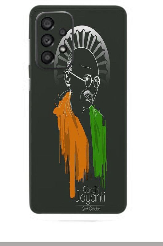 CLAXA Gandhi Jyanti For Samsung A73 5G Back Skin Guard, Samsung A73 5G Mobile Skin  (Gandhi Jyanti Vinyl in Matte Finish)