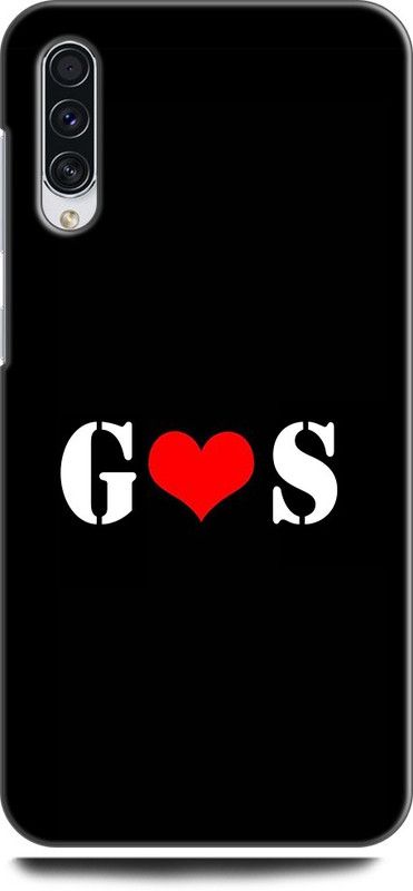 Afterglow Back Cover for Mi A3 G S, G LOVES S, NAME, LETTER, ALPHABET, GS LOVE, HART  (Multicolor, Shock Proof, Pack of: 1)