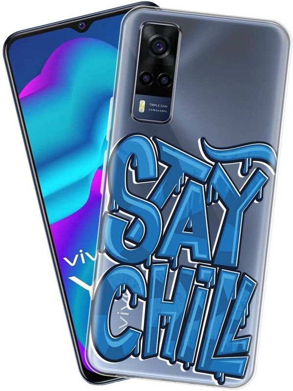 Fashionury Back Cover for vivo Y53s  (Multicolor, Grip Case, Silicon)