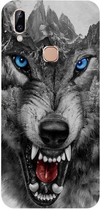 Golden Mask Back Cover for VivoY83 Pro Angry Wolf  (Multicolor, Waterproof, Silicon, Pack of: 1)