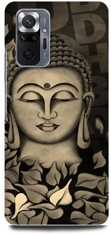FRONK Back Cover for REDMI Note 10 Pro, GAUTAM, BUDDHA, GOD, GRAY, NAMO, BUDDHAY  (Grey, Hard Case, Pack of: 1)