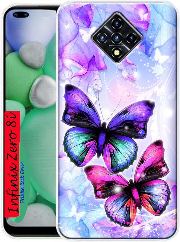 KENTAROELENE Back Cover for Infinix Zero 8i  (Multicolor, Dual Protection, Silicon)