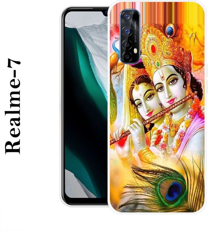 SIMAWAT Back Cover for Realme 7  (Multicolor, Grip Case, Silicon)