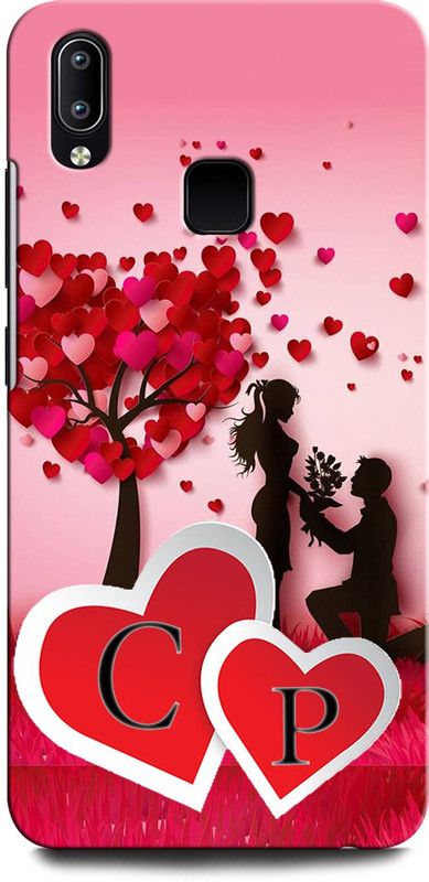 GRAFIQE Back Cover for VIVO Y93 CP, C LOVE P, P LOVE C, C LETTER, P LETTER, CP NAME  (Multicolor, Shock Proof, Pack of: 1)
