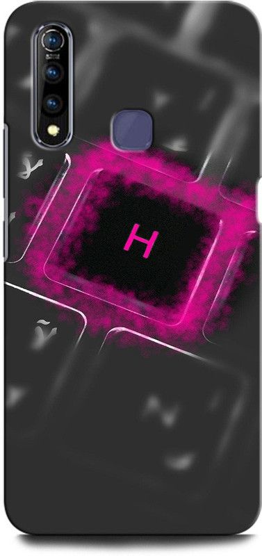 GRAFIQE Back Cover for Vivo Z1Pro 1951/PD1911F_EX H, H LETTER, H ALPHABET, H DESIGN  (Multicolor, Shock Proof, Pack of: 1)