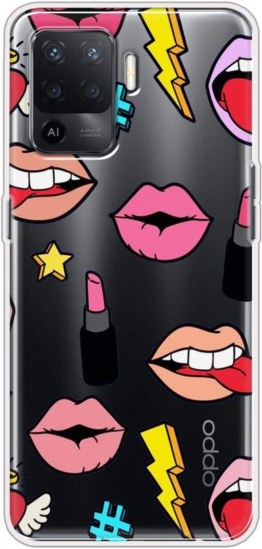 Casemaker Back Cover for Oppo F19 Pro  (Multicolor, Grip Case, Silicon, Pack of: 1)