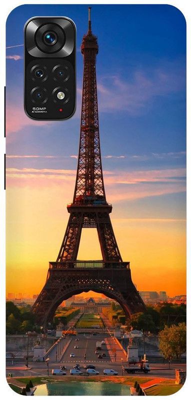 THE NARAYANA COLLECTIONS Back Cover for REDMI NOTE 11-ELFIN,TOWER,LOVE,SIGN,BEAUTIFUL  (Multicolor, Hard Case, Pack of: 1)