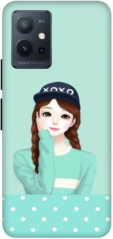 BIMBLE Back Cover for Vivo T1 5G , Vivo V2141 , Vivo V2157  (Blue, 3D Case, Pack of: 1)