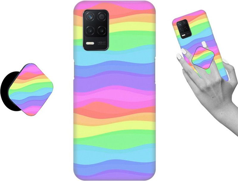 iCopertina Back Cover for Realme Narzo 30 5G  (Multicolor, Cases with Holder)