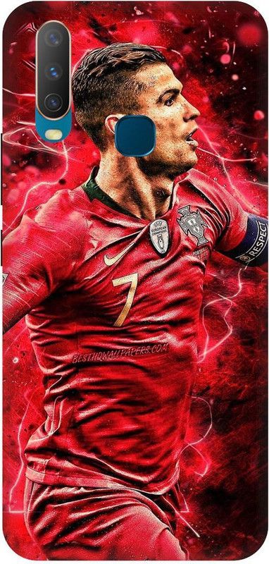 Zaplab Back Cover for Vivo Y17, 1902, Cristiano Ronaldo Printed  (Multicolor, Hard Case, Pack of: 1)