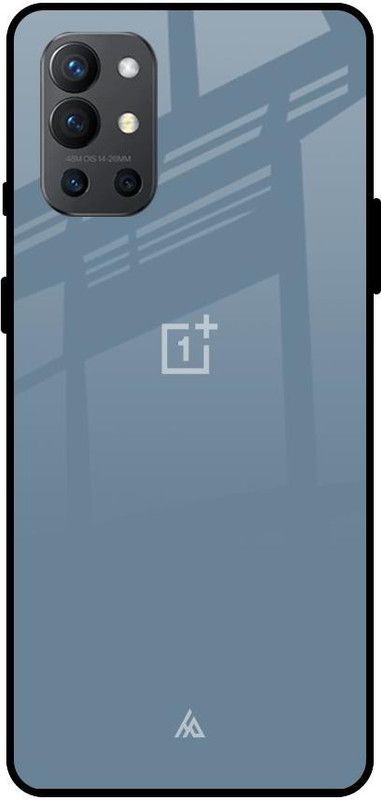 Hocopoco Back Cover for OnePlus 9R  (Blue, Silicon, Pack of: 1)