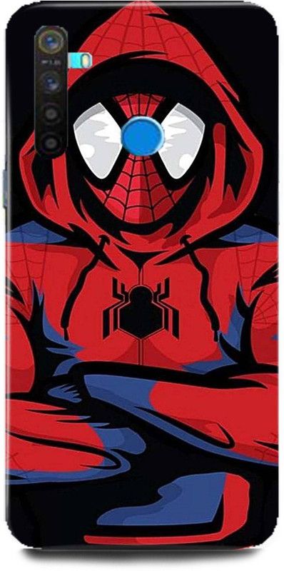 MP ARIES MOBILE COVER Back Cover for Realme 5 Pro, RMX1971,Spiderman,Logo,The,Amazing,Spiderman,Marval,Superhero,trap,spider,  (Multicolor, Hard Case, Pack of: 1)