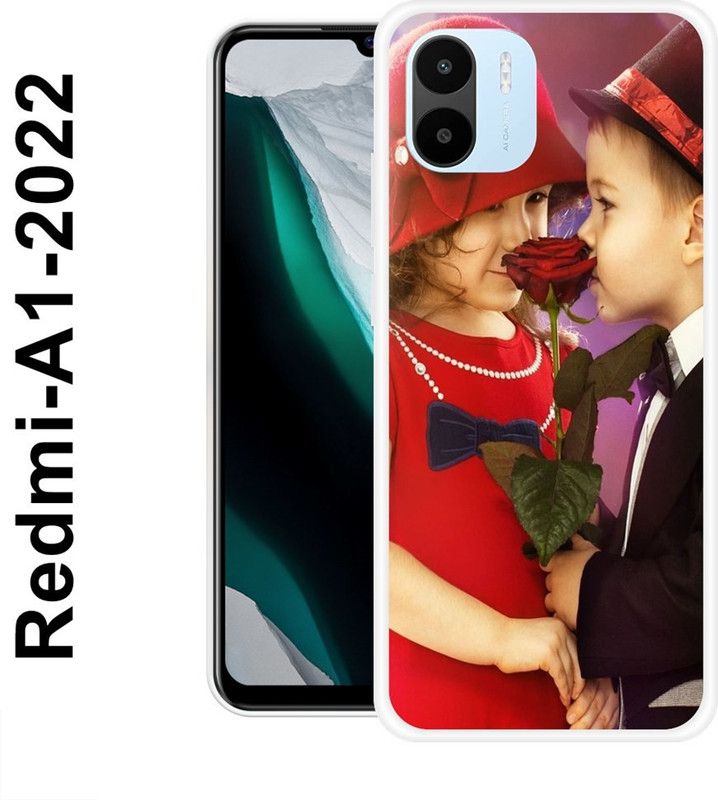 REDFLY Back Cover for Redmi A1 2022  (Multicolor, Silicon)