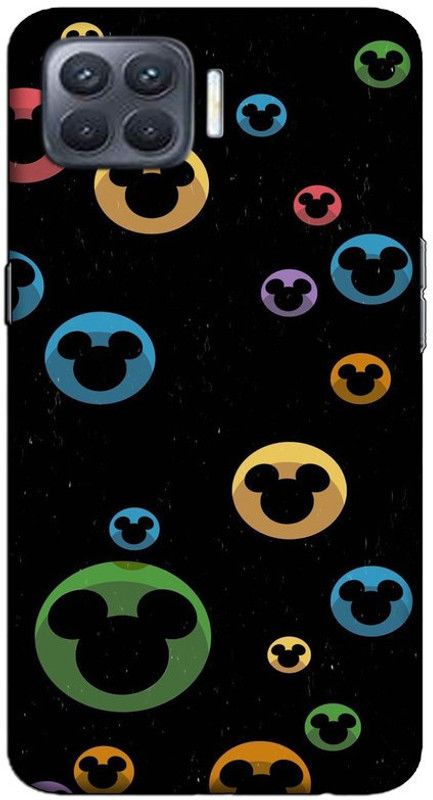 CROKIAN Back Cover for Oppo F17 Micky Logo Back Cover  (Multicolor, Hard Case, Pack of: 1)