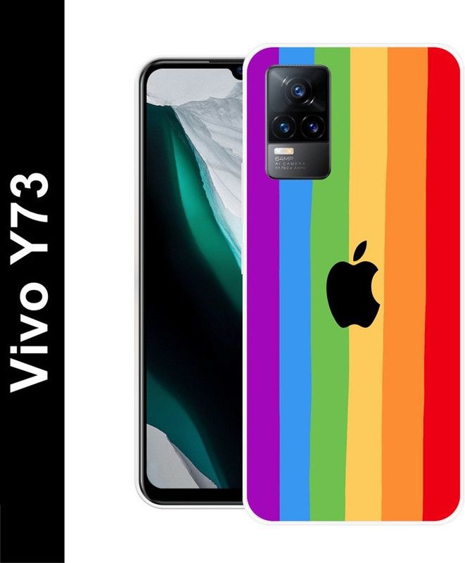 Aabra Back Cover for Vivo Y73  (Multicolor, Flexible, Silicon, Pack of: 1)
