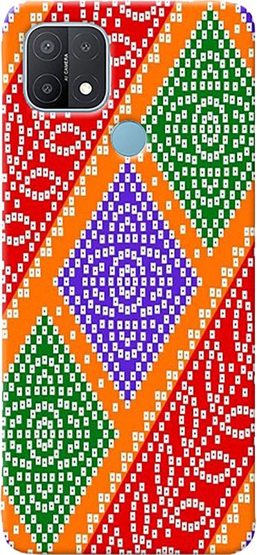 GSSS Back Cover for Oppo A15, Sambalpuri  (Multicolor, 3D Case, Pack of: 1)