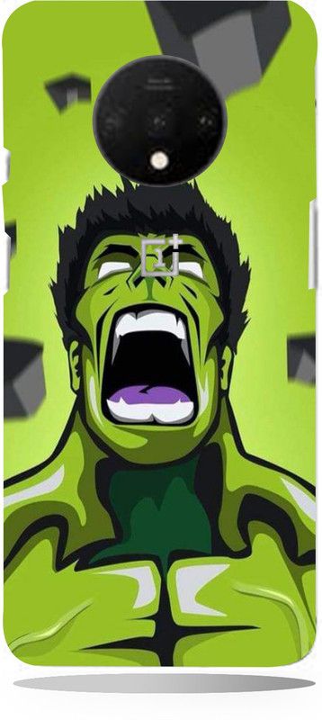 CLAXA Angry Hulk Skin One Plus 7T Back Skin Guard, Angry Hulk Mobile Skin  (Angry Hulk Skin With Super matte finish)