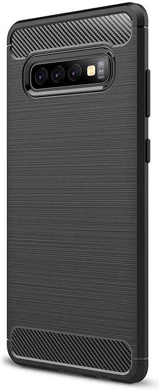 RRTBZ Back Cover for Samsung Galaxy S10  (Black, Shock Proof, Silicon, Pack of: 1)