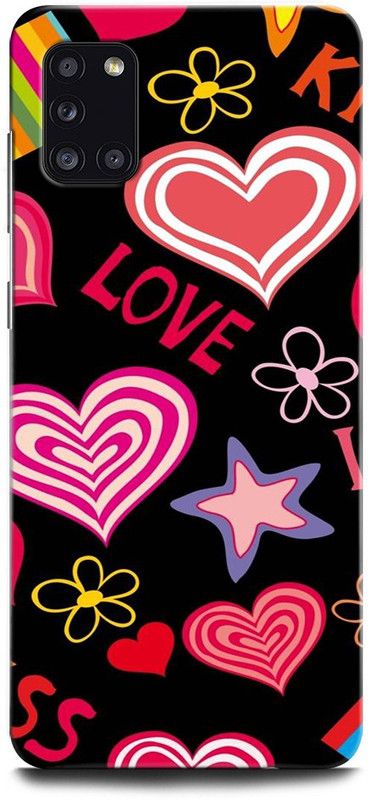 ORBIQE Back Cover for SAMSUNG Galaxy A31 A315FZKWINS VALENTINES DAY, COUPLE DAY, LOVE, HEART  (Multicolor, Hard Case, Pack of: 1)
