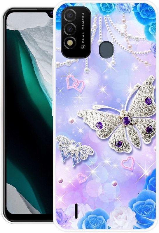 KUDI Back Cover for Itel Vision 2s  (Multicolor, Grip Case, Silicon)