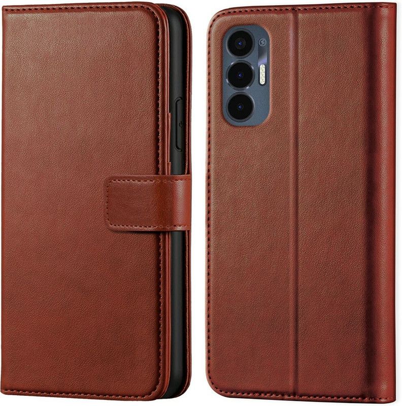 Slugabed Flip Cover for Tecno Pova 3  (Brown, Flexible)