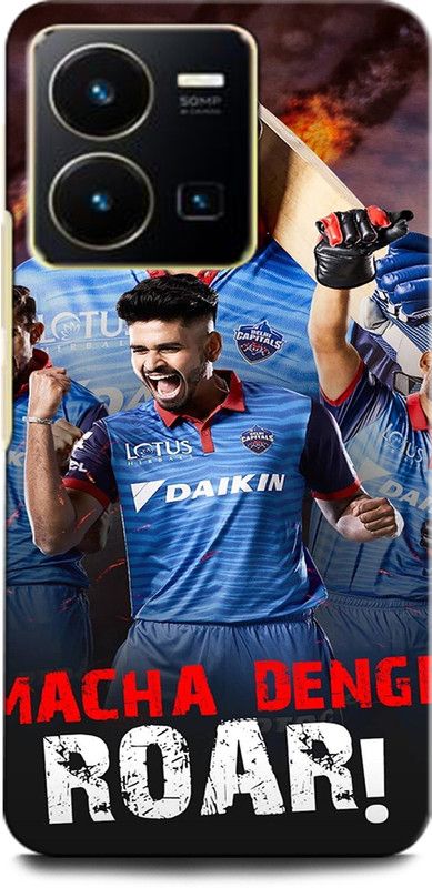 INTELLIZE Back Cover for Vivo Y22s SHIKHAR DHAWAN, SPORTS, CRICKET  (Multicolor, Hard Case, Pack of: 1)