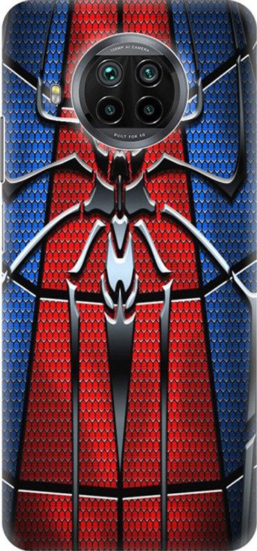 PNBEE Back Cover for Xiaomi Mi 10i 5G , M2007J17I, Xiaomi Mi 10T Lite 5G - Spiderman Logo Print  (Multicolor, Hard Case, Pack of: 1)