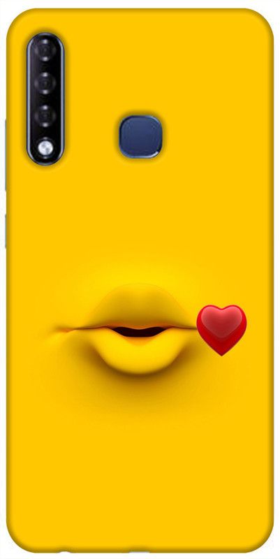 SUPER CASE Back Cover for Infinix Smart 3Plus  (Yellow, Grip Case, Silicon, Pack of: 1)