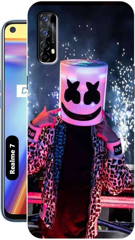 Rstyle Back Cover for Realme 7  (Multicolor, Dual Protection, Silicon)