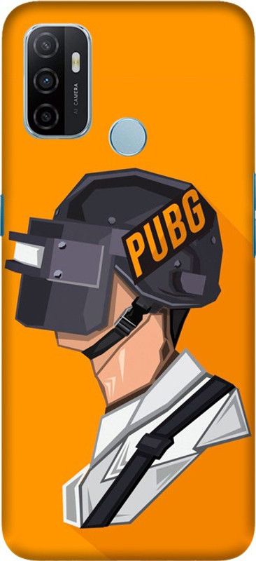 PNBEE Back Cover for Oppo A32  (Orange, Hard Case, Pack of: 1)
