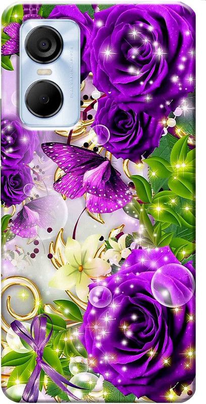 Sheorano Back Cover for Tecno Pop 6 Pro/ Tecno Pop 6 Pro 4G 2785  (Purple, Flexible, Silicon, Pack of: 1)
