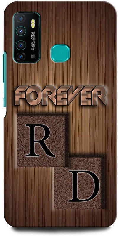 INTELLIZE Back Cover for Infinix Hot 9 RD, R LOVE D, D LOVE R, R LETTER, D LETTER, RD NAME  (Multicolor, Hard Case, Pack of: 1)