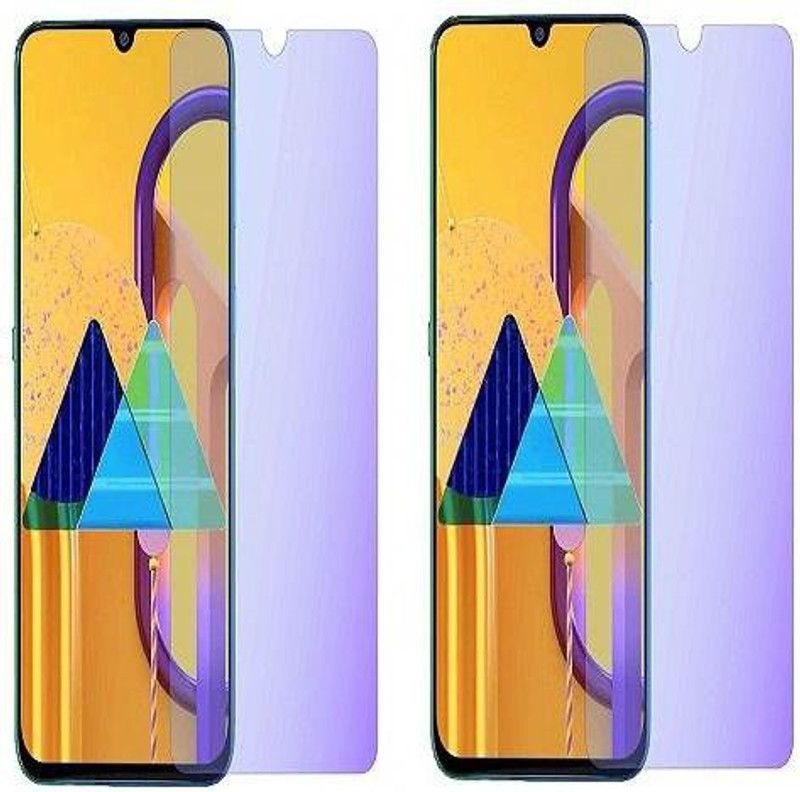 NIMMIKA ENTERPRISES Tempered Glass Guard for SAMSUNG GALAXY F12 ANTI BLUE TEMPERED GLASS  (Pack of 2)