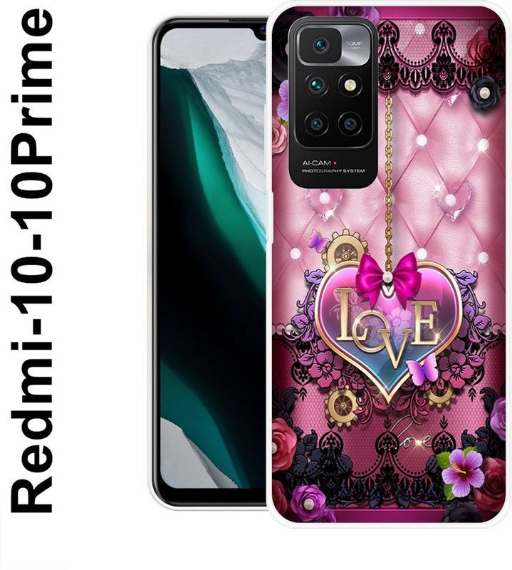 INDIALAND Back Cover for Redmi 10 Prime  (Multicolor, Silicon)