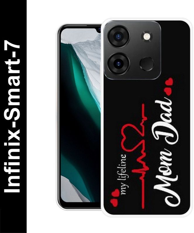PictoWorld Back Cover for Infinix Smart 7  (Multicolor, Grip Case, Silicon, Pack of: 1)