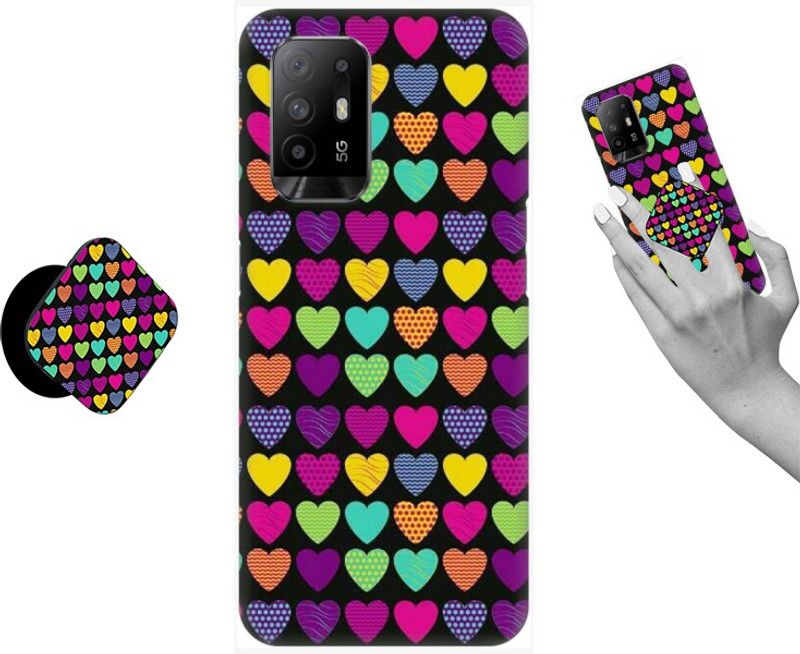 iCopertina Back Cover for Oppo F19 Pro Plus  (Multicolor, Cases with Holder, Pack of: 1)